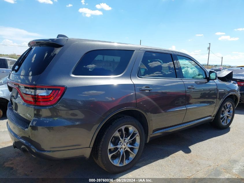 2020 Dodge Durango R/T VIN: 1C4SDJCT6LC114645 Lot: 39760036