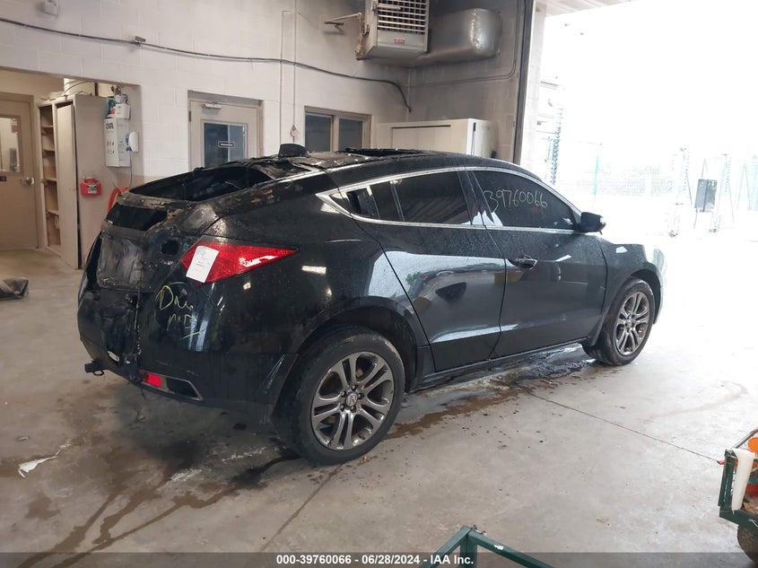 2010 Acura Zdx VIN: 2HNYB1H65AH501694 Lot: 39760066