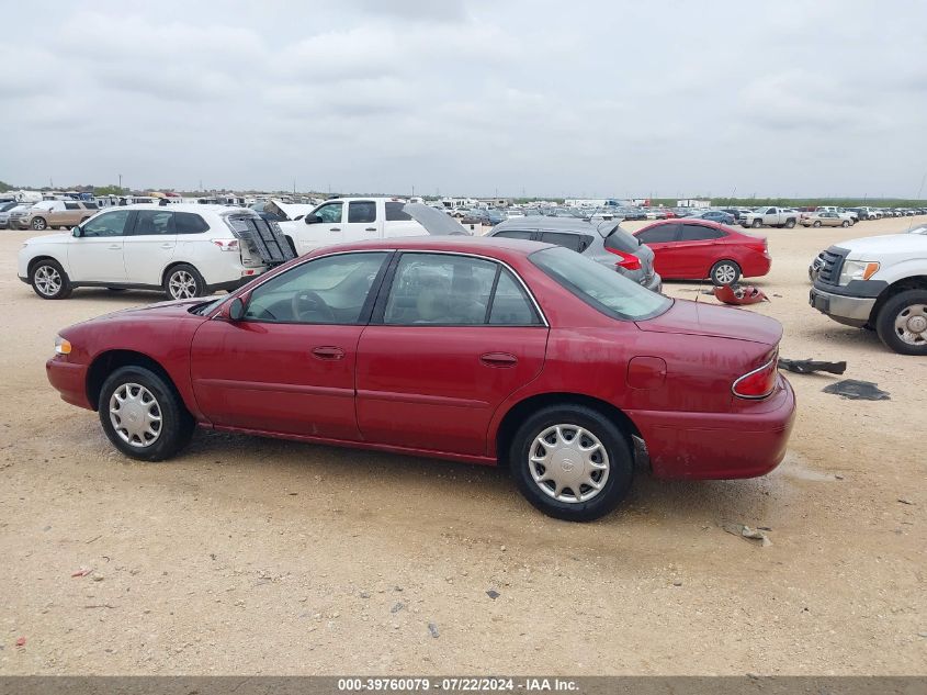 2004 Buick Century VIN: 2G4WS52J741242281 Lot: 39760079