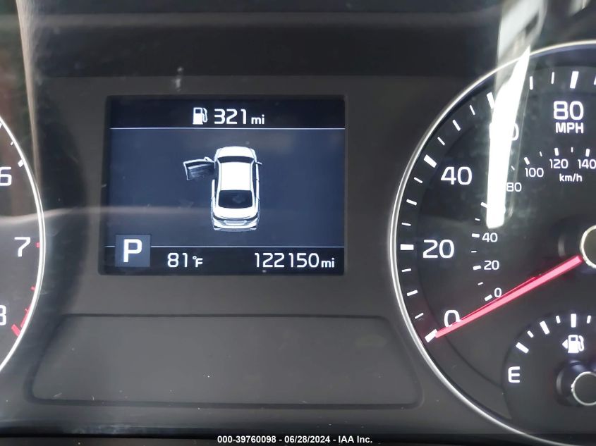 2019 Kia Forte Lxs VIN: 3KPF24AD3KE016894 Lot: 39760098