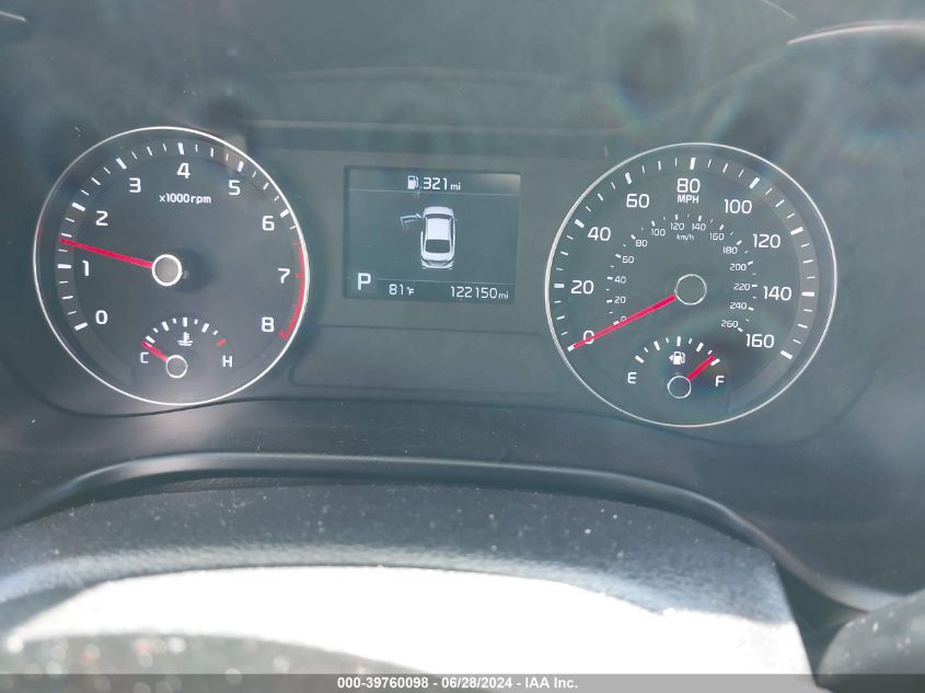 2019 Kia Forte Lxs VIN: 3KPF24AD3KE016894 Lot: 39760098