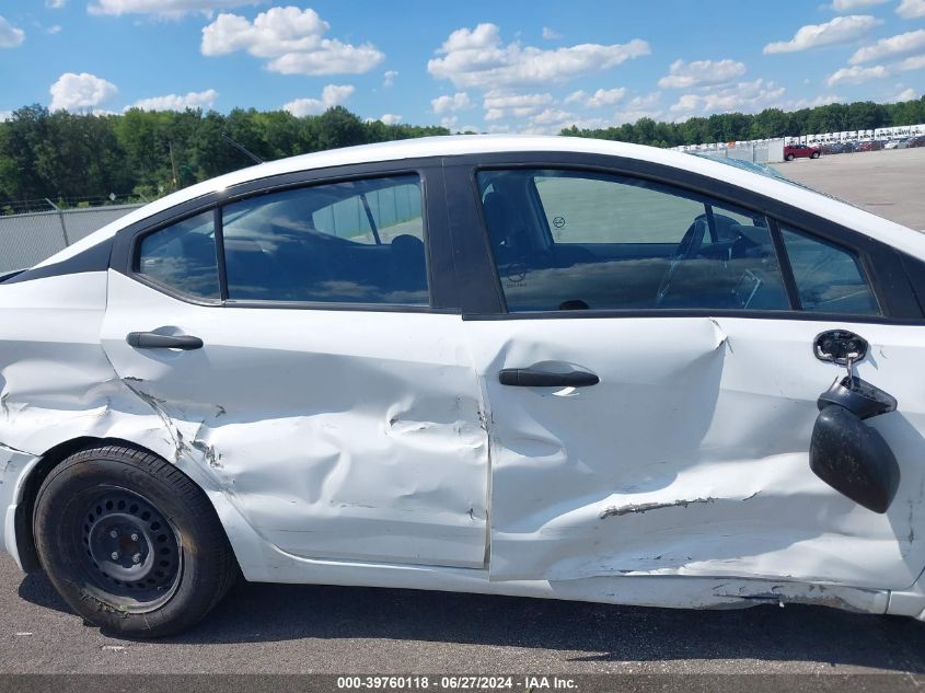 2022 Nissan Versa S 5-Speed Manual Transmission VIN: 3N1CN8BVXNL832299 Lot: 39760118