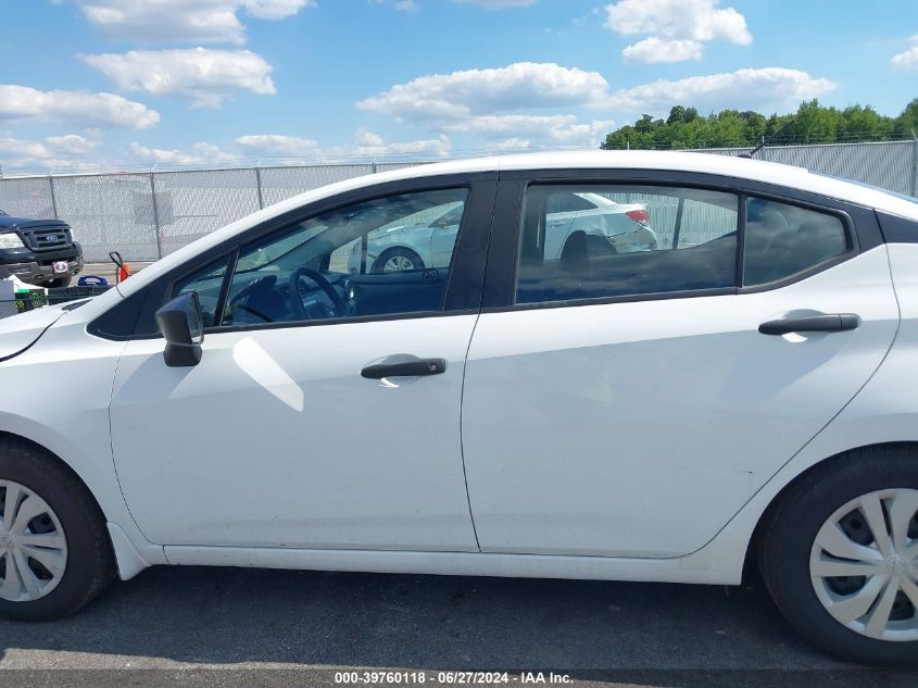 2022 Nissan Versa S 5-Speed Manual Transmission VIN: 3N1CN8BVXNL832299 Lot: 39760118