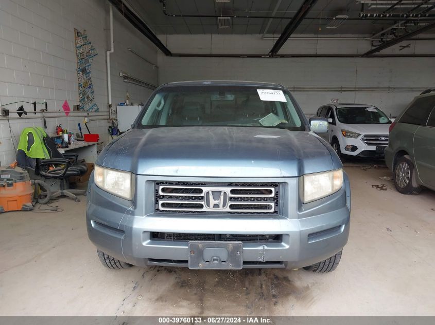 2006 Honda Ridgeline Rtl VIN: 2HJYK16536H510719 Lot: 39760133