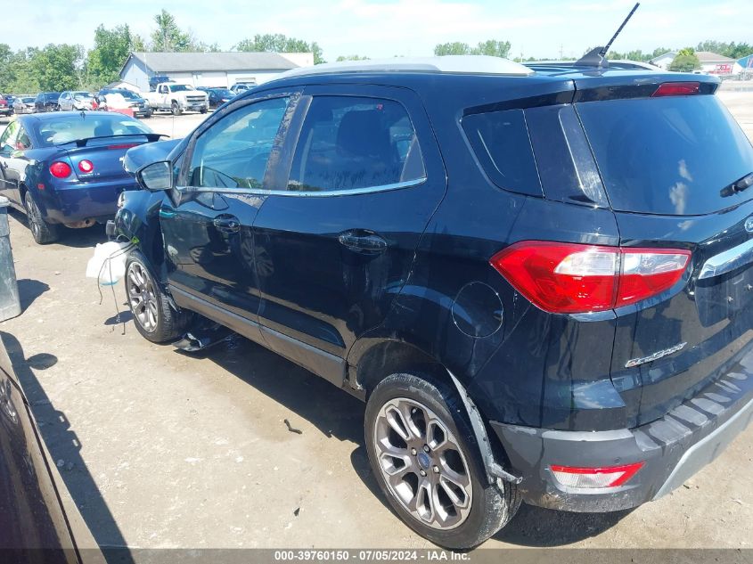 2020 Ford Ecosport Titanium VIN: MAJ6S3KL8LC343998 Lot: 39760150