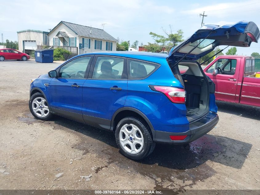 2017 Ford Escape S VIN: 1FMCU0F79HUB96722 Lot: 39760164