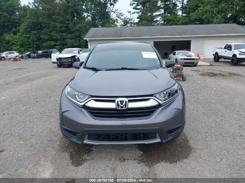2019 Honda Cr-V Lx VIN: 2HKRW6H37KH206641 Lot: 39760168