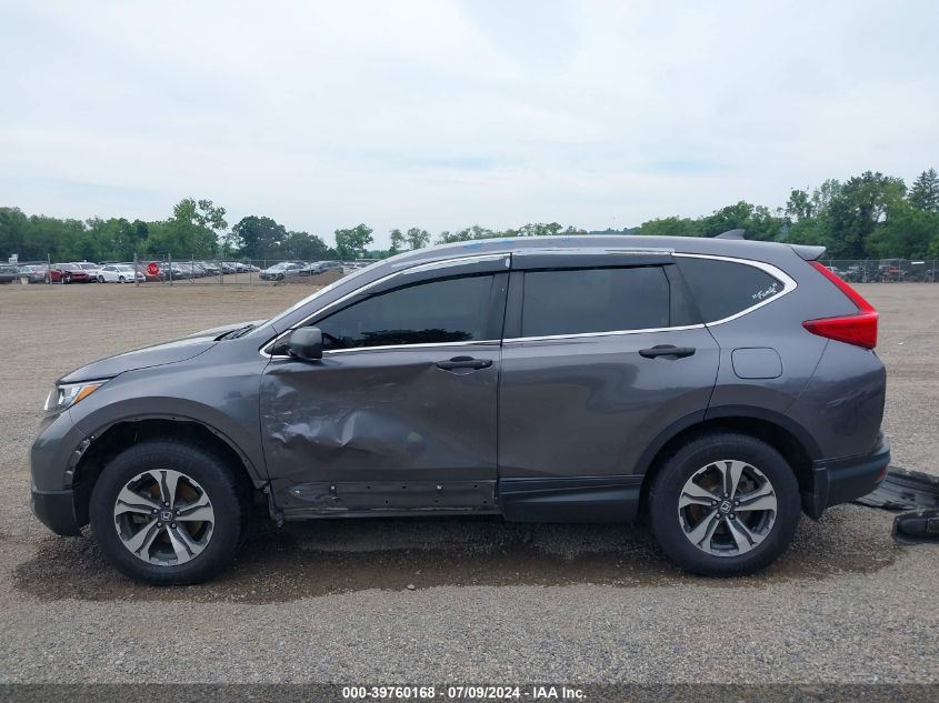 2019 Honda Cr-V Lx VIN: 2HKRW6H37KH206641 Lot: 39760168