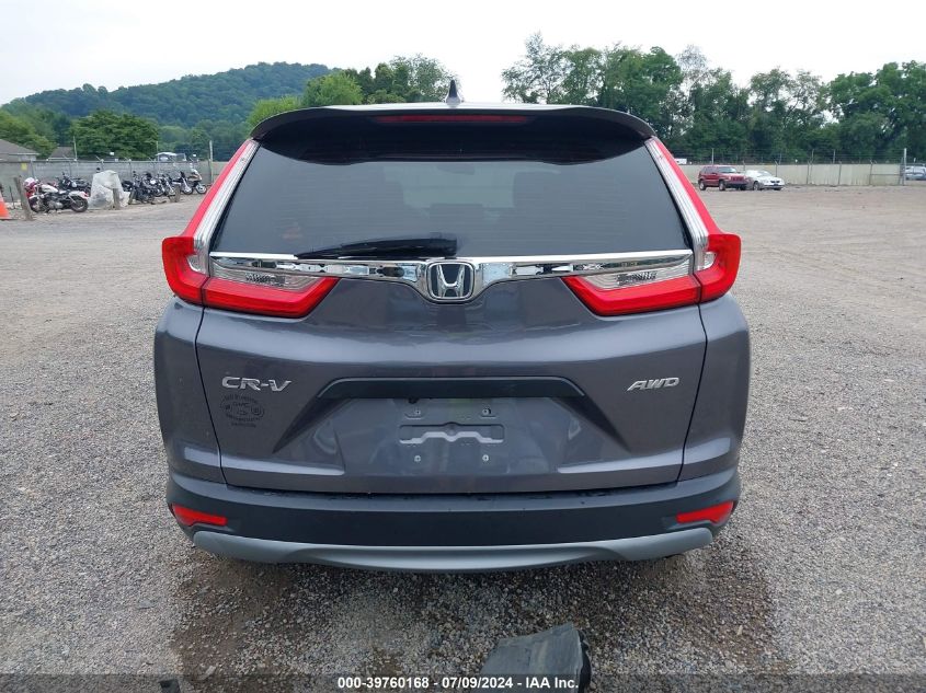 2019 Honda Cr-V Lx VIN: 2HKRW6H37KH206641 Lot: 39760168