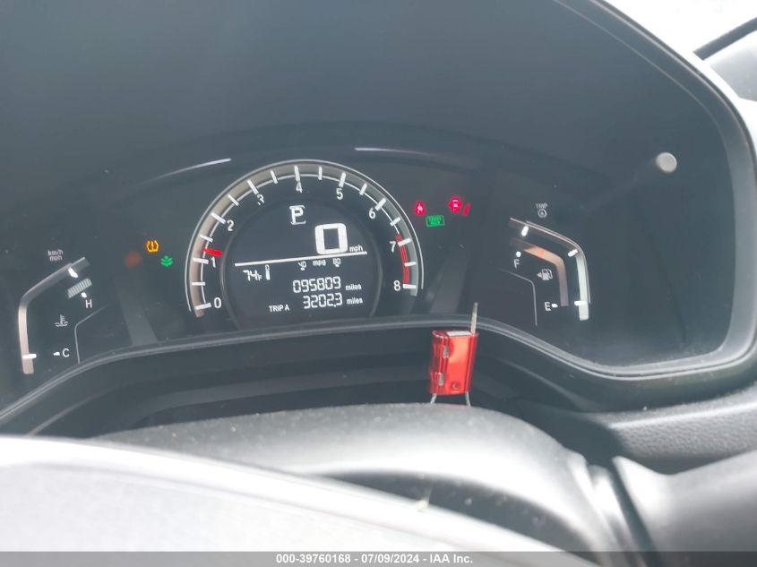 2019 Honda Cr-V Lx VIN: 2HKRW6H37KH206641 Lot: 39760168