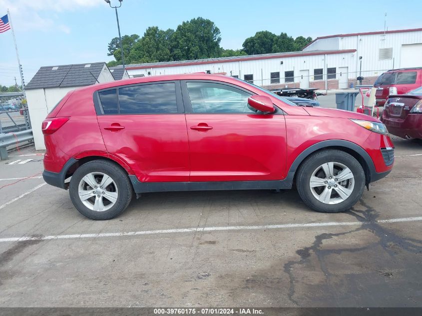 2012 Kia Sportage Lx VIN: KNDPB3A24C7327636 Lot: 39760175