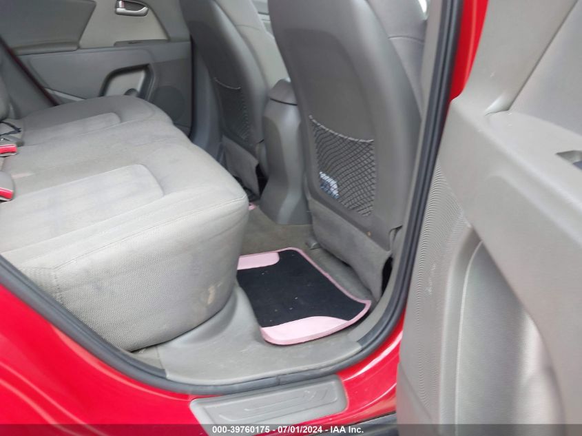 2012 Kia Sportage Lx VIN: KNDPB3A24C7327636 Lot: 39760175