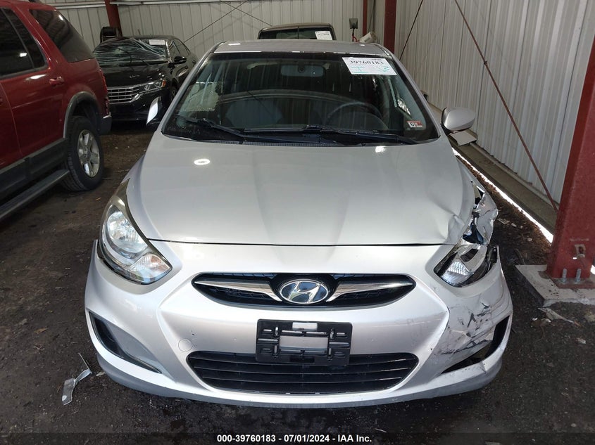 2012 Hyundai Accent Gs VIN: KMHCT5AE0CU024268 Lot: 39760183