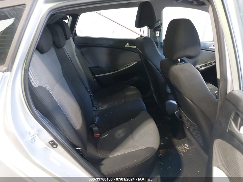 2012 Hyundai Accent Gs VIN: KMHCT5AE0CU024268 Lot: 39760183