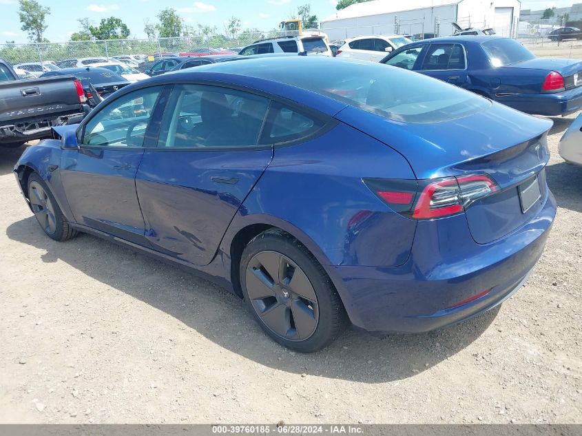 2023 TESLA MODEL 3 REAR-WHEEL DRIVE - 5YJ3E1EA0PF610143