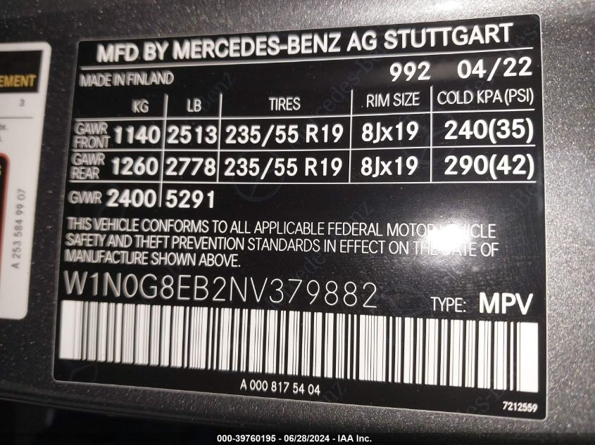 VIN W1N0G8EB2NV379882 2022 Mercedes-Benz GLC 300, 4... no.9