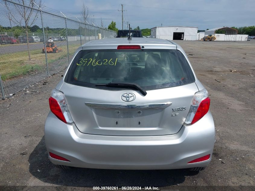 2012 Toyota Yaris VIN: JTDKTUD3XCD521171 Lot: 39760261