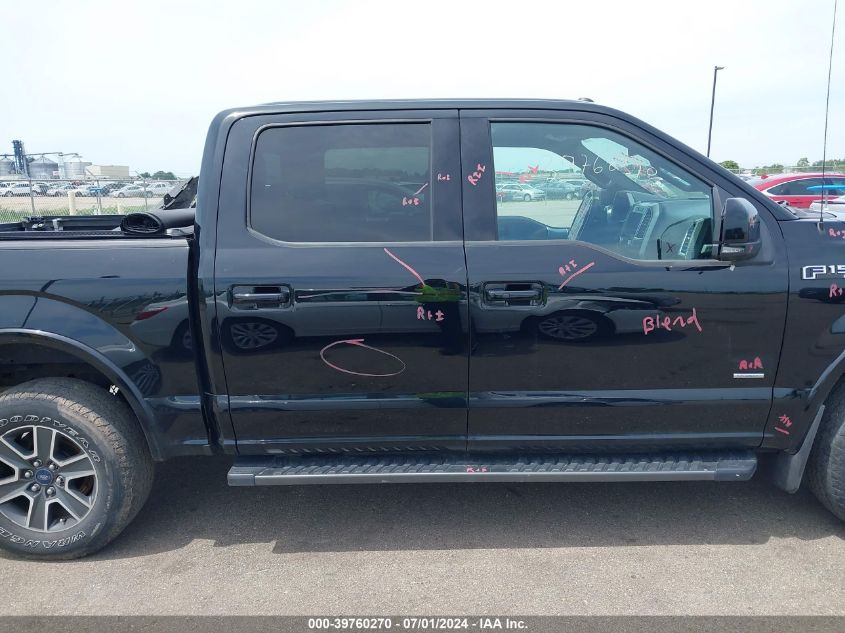 2016 Ford F-150 Lariat VIN: 1FTEW1EG0GFD27716 Lot: 39760270