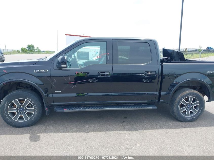 2016 Ford F-150 Lariat VIN: 1FTEW1EG0GFD27716 Lot: 39760270