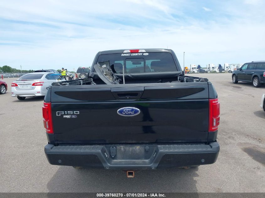 2016 Ford F-150 Lariat VIN: 1FTEW1EG0GFD27716 Lot: 39760270