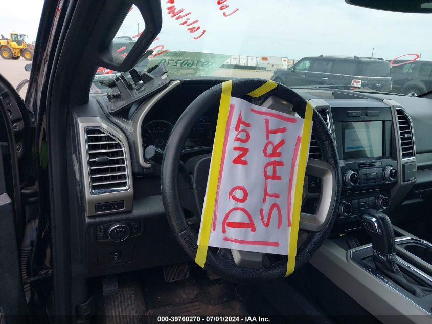 2016 Ford F-150 Lariat VIN: 1FTEW1EG0GFD27716 Lot: 39760270