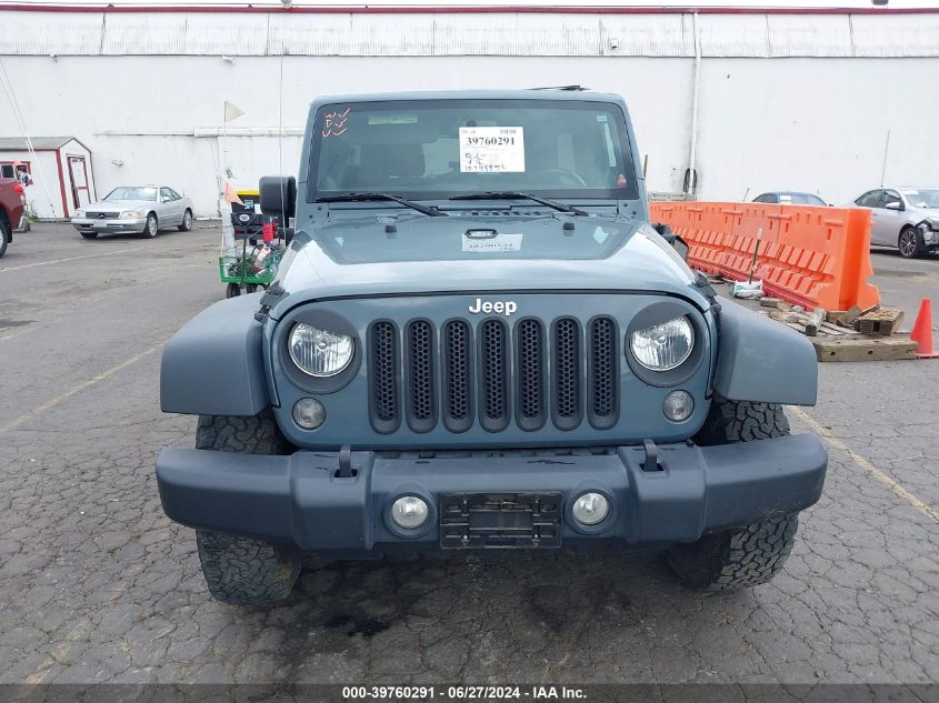 2014 Jeep Wrangler Unlimited Sport VIN: 1C4BJWDG9EL238399 Lot: 39760291