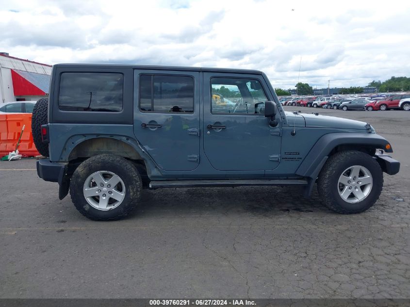 2014 Jeep Wrangler Unlimited Sport VIN: 1C4BJWDG9EL238399 Lot: 39760291