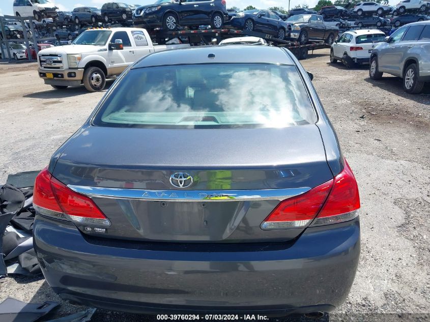 2011 Toyota Avalon Limited VIN: 4T1BK3DB5BU406301 Lot: 39760294