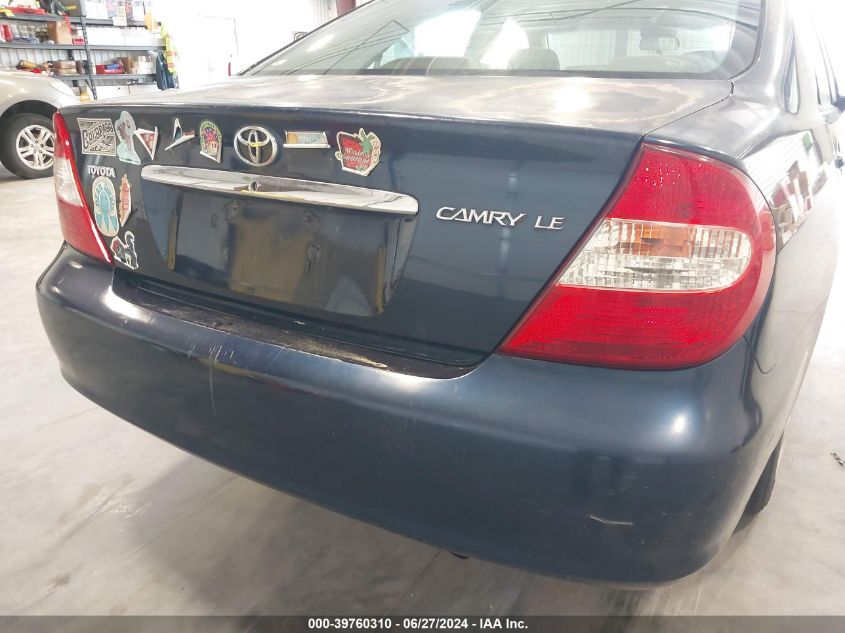 2003 Toyota Camry Le VIN: 4T1BE32KX3U250543 Lot: 39760310