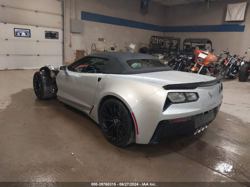 2015 Chevrolet Corvette Z06 VIN: 1G1YR3D69F5607186 Lot: 39760315