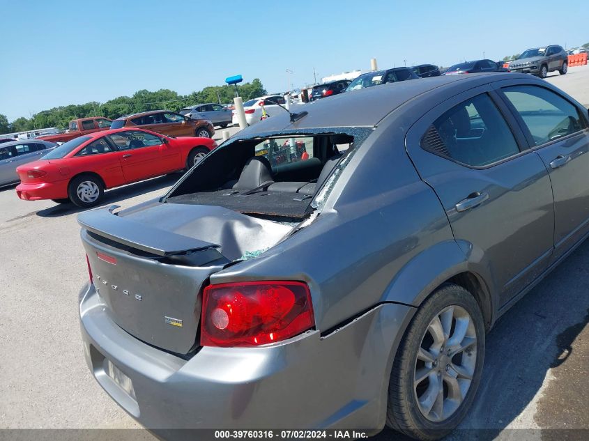 2013 Dodge Avenger R/T VIN: 1C3CDZBG0DN562333 Lot: 39760316