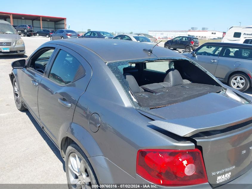 2013 Dodge Avenger R/T VIN: 1C3CDZBG0DN562333 Lot: 39760316