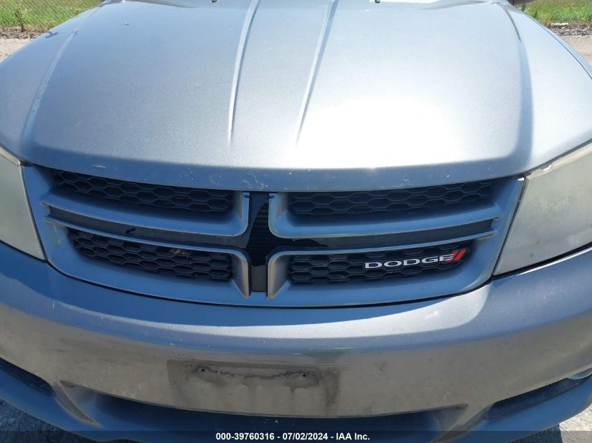 2013 Dodge Avenger R/T VIN: 1C3CDZBG0DN562333 Lot: 39760316