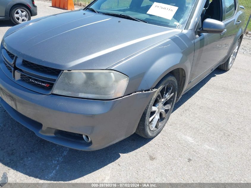 2013 Dodge Avenger R/T VIN: 1C3CDZBG0DN562333 Lot: 39760316