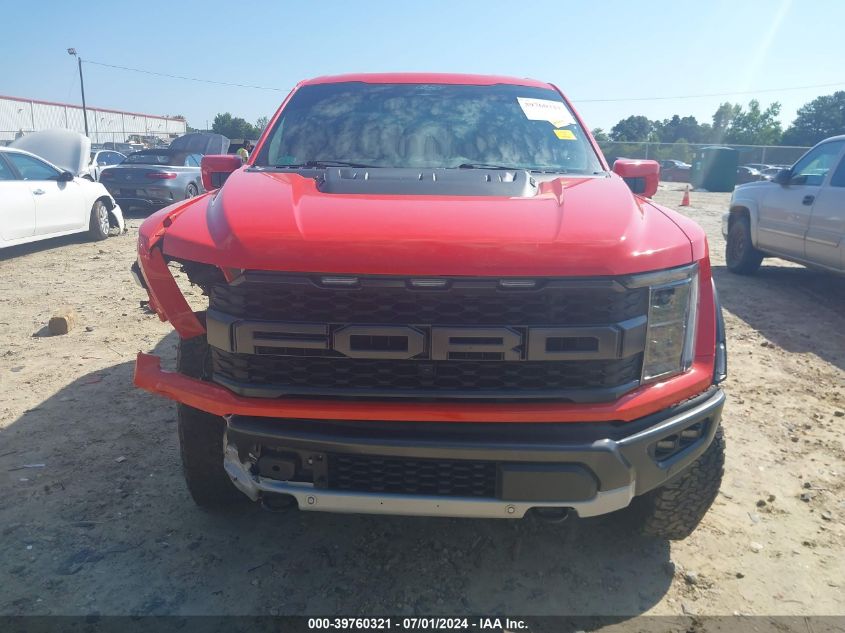 2022 Ford F-150 Raptor VIN: 1FTFW1RG0NFB98923 Lot: 39760321