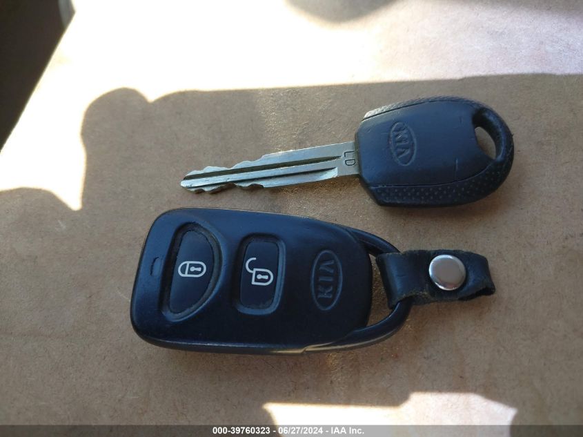 2006 Kia Sportage Ex V6/Lx V6 VIN: KNDJF723X67297670 Lot: 39760323