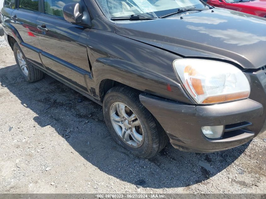 2006 Kia Sportage Ex V6/Lx V6 VIN: KNDJF723X67297670 Lot: 39760323