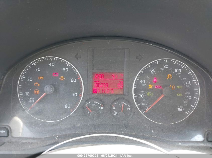 2007 Volkswagen Jetta 2.5 VIN: 3VWPF71K97M063219 Lot: 39760325