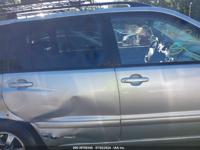 2005 Toyota Highlander V6 VIN: JTEDP21A050052831 Lot: 39760340