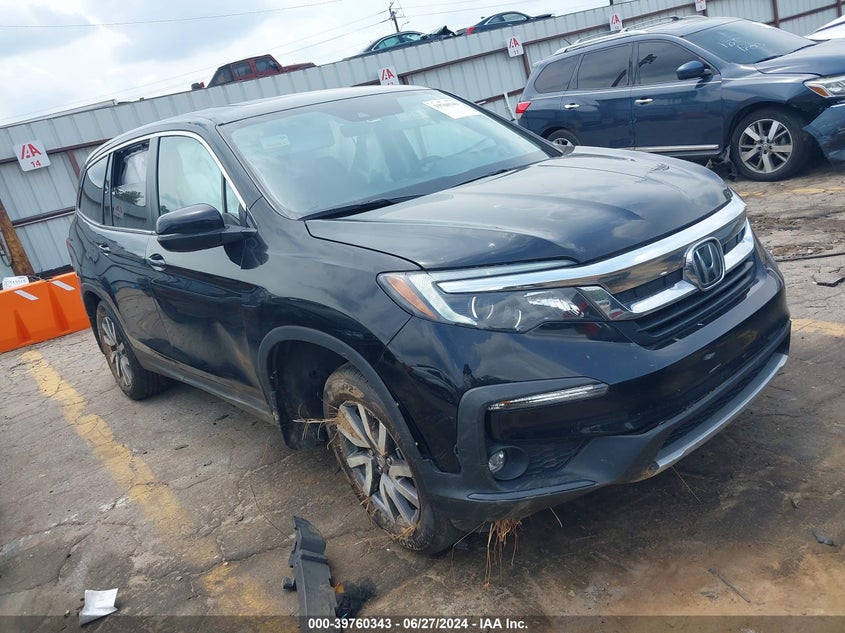 VIN 5FNYF5H53MB009605 2021 HONDA PILOT 2WD EX-L