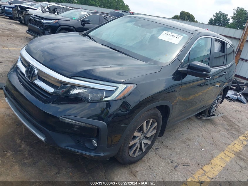 VIN 5FNYF5H53MB009605 2021 HONDA PILOT 2WD EX-L