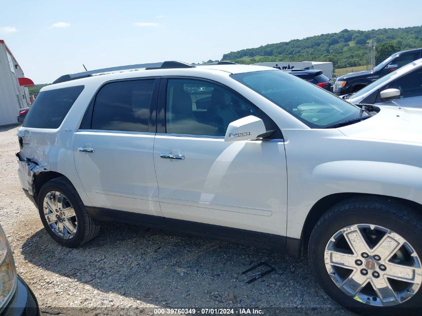 2017 GMC Acadia Limited VIN: 1GKKRSKD9HJ101669 Lot: 39760349