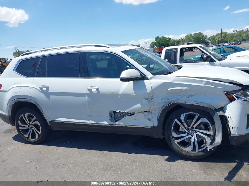 2021 Volkswagen Atlas 3.6L V6 Sel Premium VIN: 1V2TR2CA7MC506530 Lot: 39760352