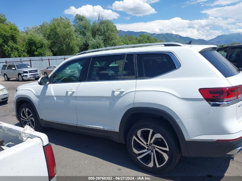 2021 Volkswagen Atlas 3.6L V6 Sel Premium VIN: 1V2TR2CA7MC506530 Lot: 39760352