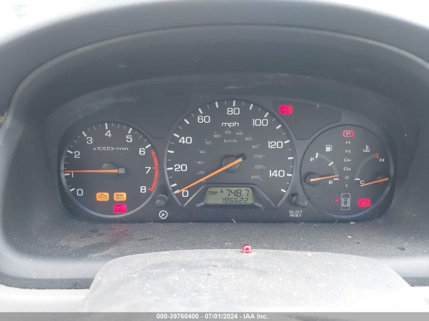 2000 Honda Accord 2.3 Lx VIN: 1HGCG5640YA036844 Lot: 39760400