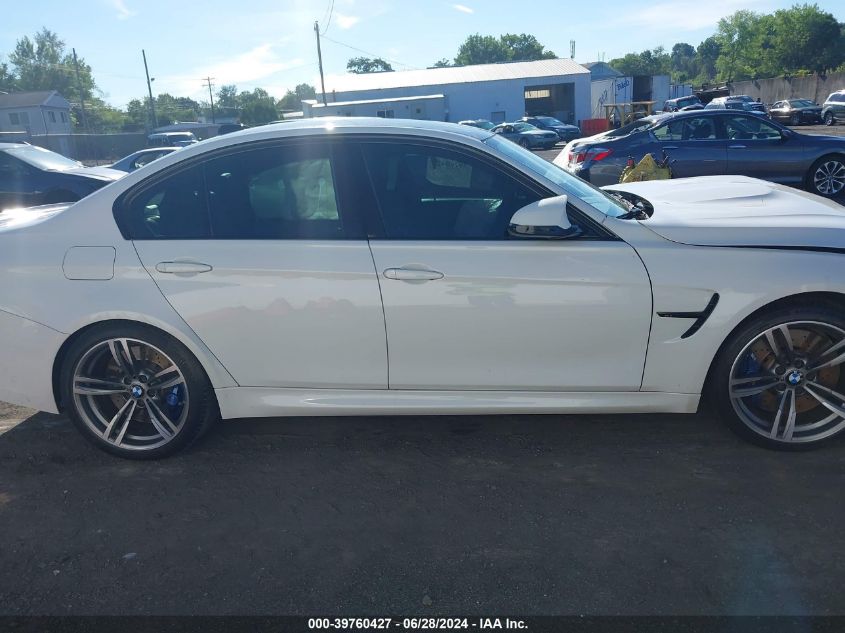 2016 BMW M3 VIN: WBS8M9C51G5D30368 Lot: 39760427