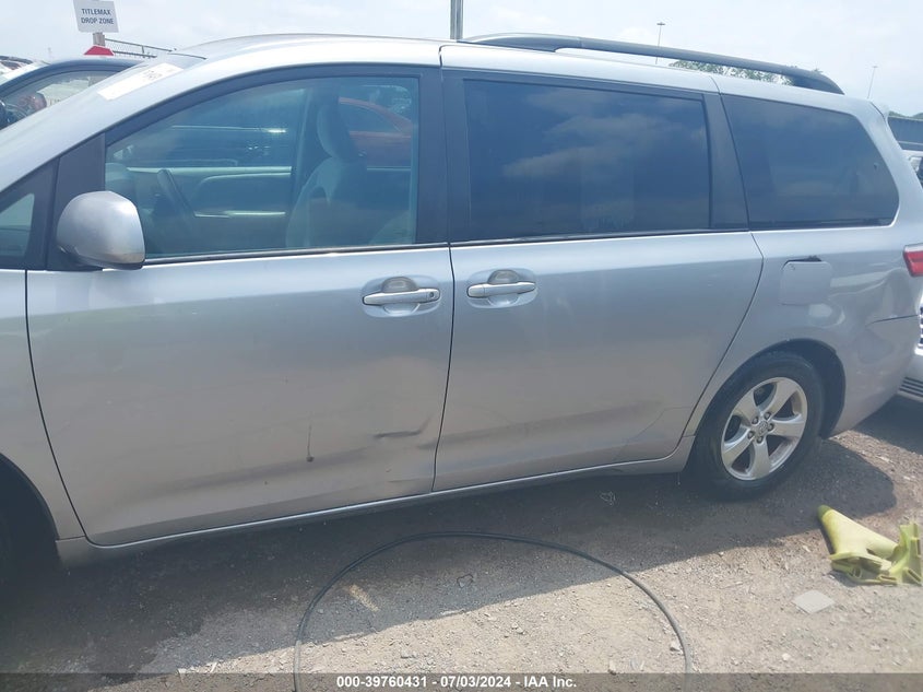 2015 Toyota Sienna Le 8 Passenger VIN: 5TDKK3DC3FS547391 Lot: 39760431