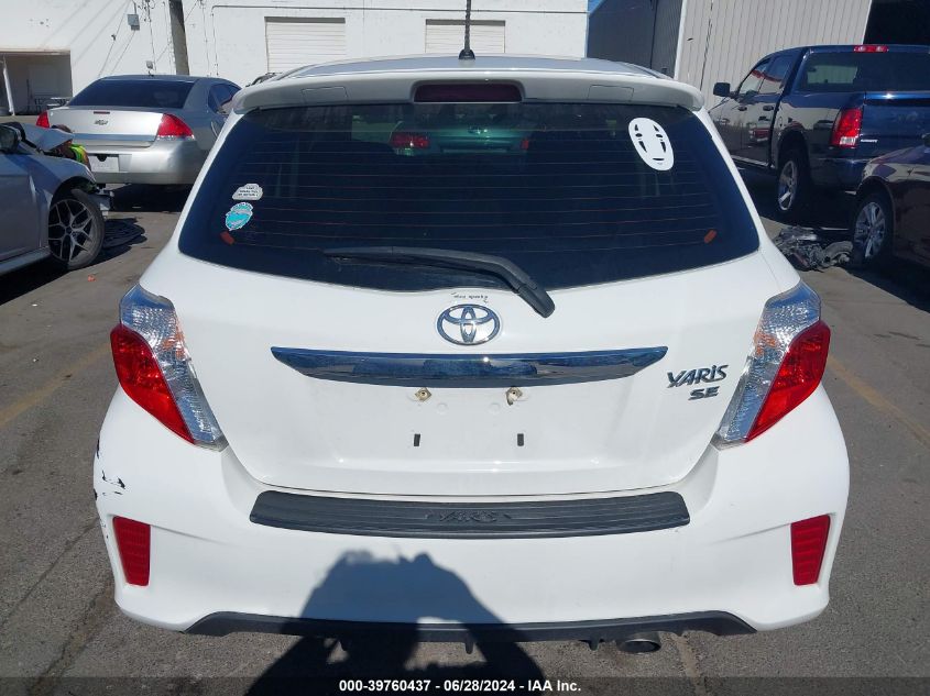 2014 Toyota Yaris VIN: JTDKTUD37ED588684 Lot: 39760437