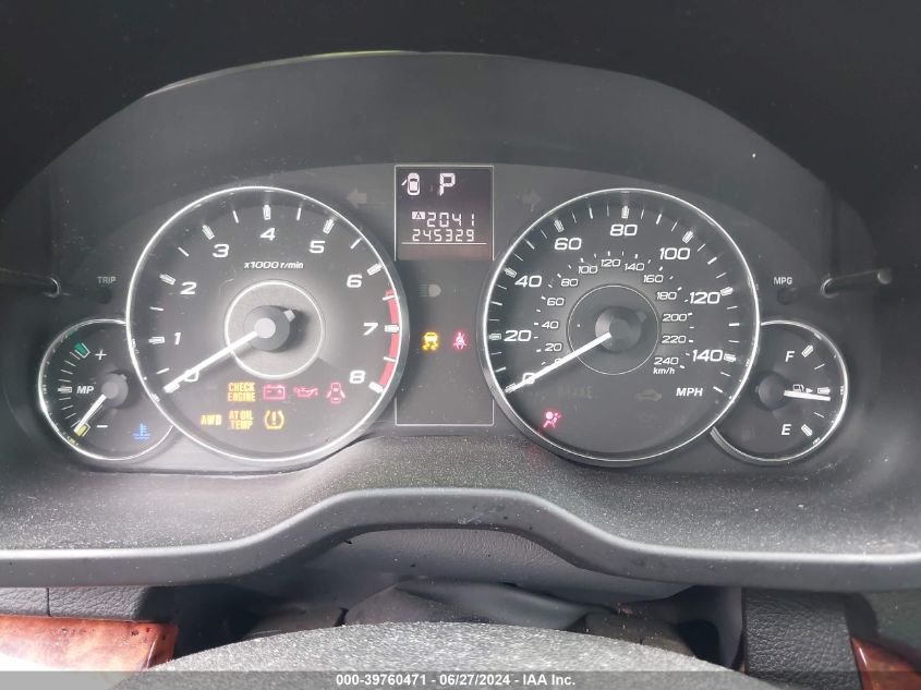 2011 Subaru Legacy 2.5I Limited VIN: 4S3BMBJ68B3236845 Lot: 39760471