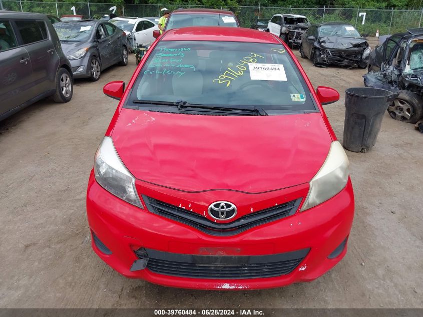 2012 Toyota Yaris VIN: JTDKTUD33CD509282 Lot: 39760484